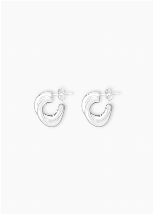 LIE STUDIO THE DIANA EARRINGS SILVER